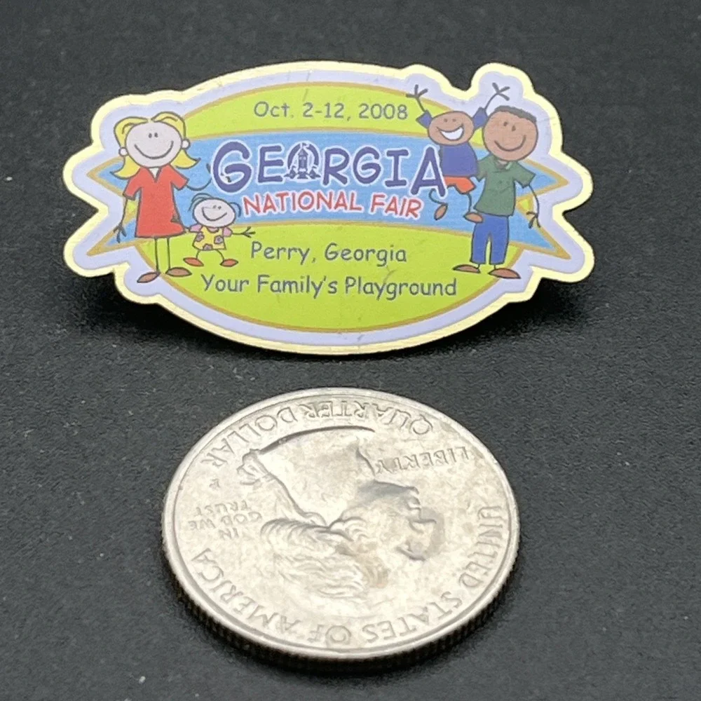2008 Georgia National Fair Perry Georgia‎ Lapel Hat Pin